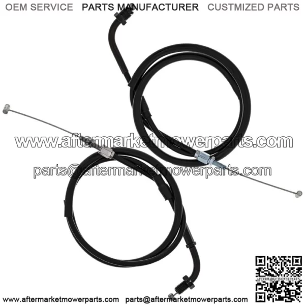 Push Pull Throttle Cable Set Honda CB650SC 17910-MB0-950 17920-MB0-405 (For: Honda)