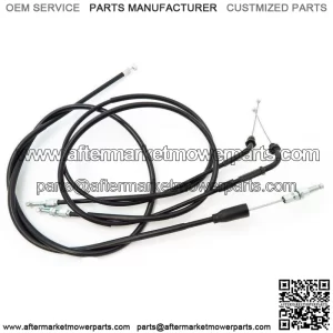 Throttle & Clutch Control Cable Set - Honda CB500K - 1971-1973 - Push & Pull (For: Honda)