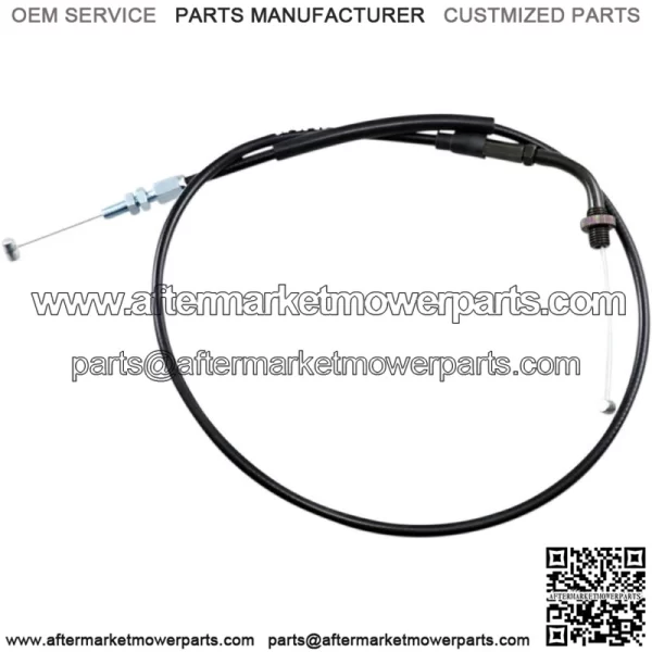 Black Vinyl Pull Throttle Cable (02-0285) (For: Honda)