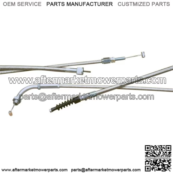 Armor Coat Braided Stainless Steel Cable 62-0302 (For: Honda)