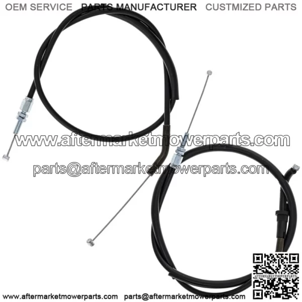 Push Pull Throttle Cable Set for Honda ZX1000B ZX750F ZX750H ZX750R