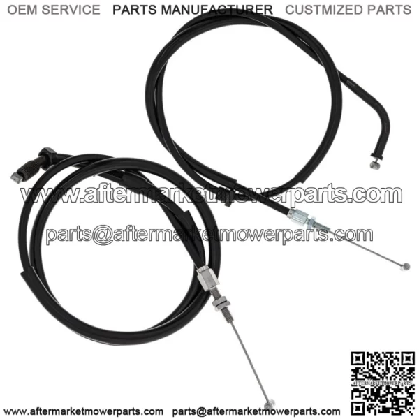 Push Pull Throttle Cable Set Honda CB550 CB750 17910-300-040 17920-MC8-405 (For: Honda)