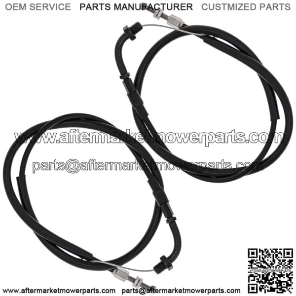 Push Pull Throttle Cable Set for Honda CB400F Kawasaki Z1R 17910-333-405 (For: Honda)