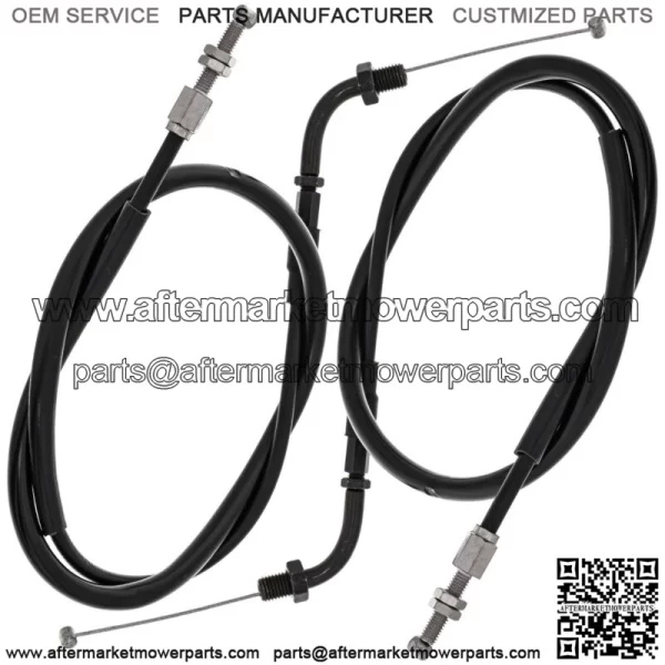 Push Pull Throttle Cable Set for Honda CB400F Kawasaki Z1R 17910-333-405 (For: Honda) - Image 2