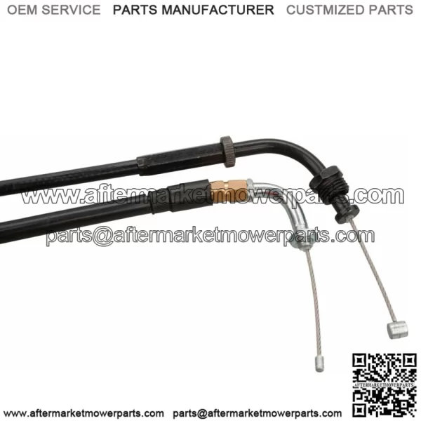 Throttle Cable  (Opener) for Mikuni VM Carbs On Yamaha SR 500  5-167 (For: Yamaha) - Image 2