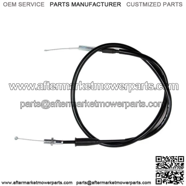 Black Vinyl Throttle Cable For Yamaha YFZ450R 2009-2017 (For: Yamaha)