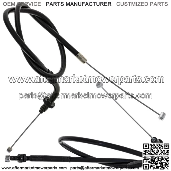 Push Pull Throttle Cable Set Yamaha FZR600R 3EN-26311-01-00 3EN-26312-00 (For: Yamaha) - Image 2