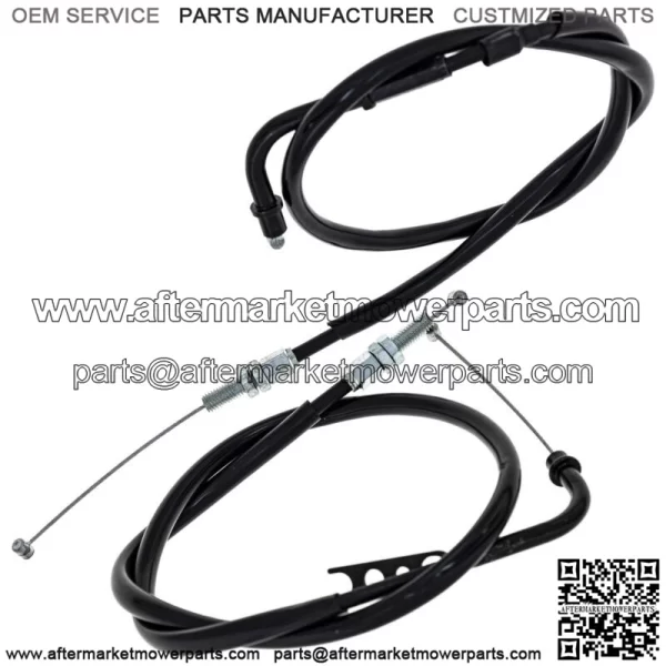 Push Pull Throttle Cable Set Yamaha GSXR600 GSXR750 58300-01H10 - Image 2