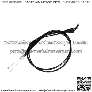 Black Vinyl Throttle Push-Pull Cable for Yamaha WR 250F 2003-2005 (For: Yamaha)