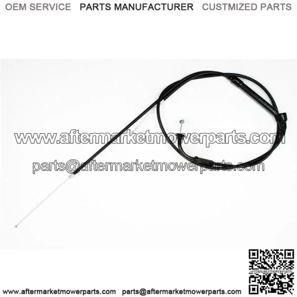 Black Vinyl Throttle Cable for Suzuki TS 185 Sierra 1971-1976 (For: Suzuki)
