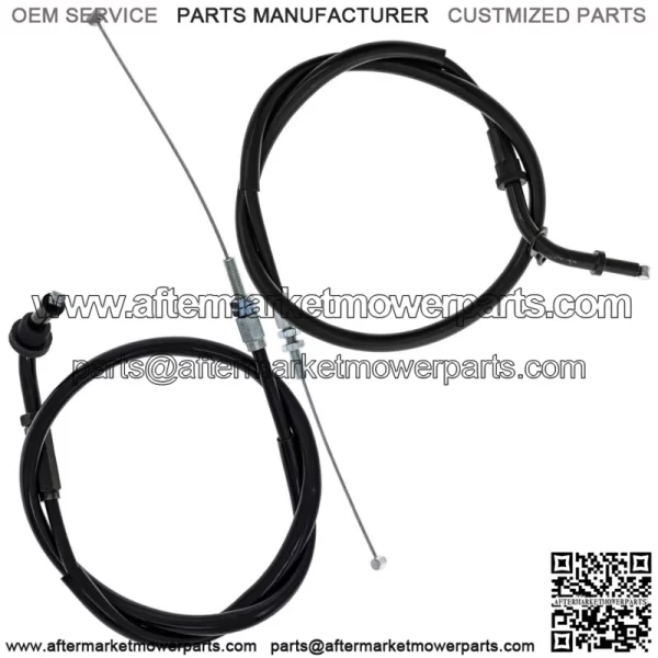 Push Pull Throttle Cable Set for Suzuki GSXR600 GSXR750 58300-33E00 (For: Suzuki)