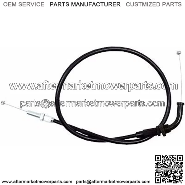 NEW 04-0226 - Black Vinyl Push Throttle Cable SUZUKI GSXR  (For: Suzuki)