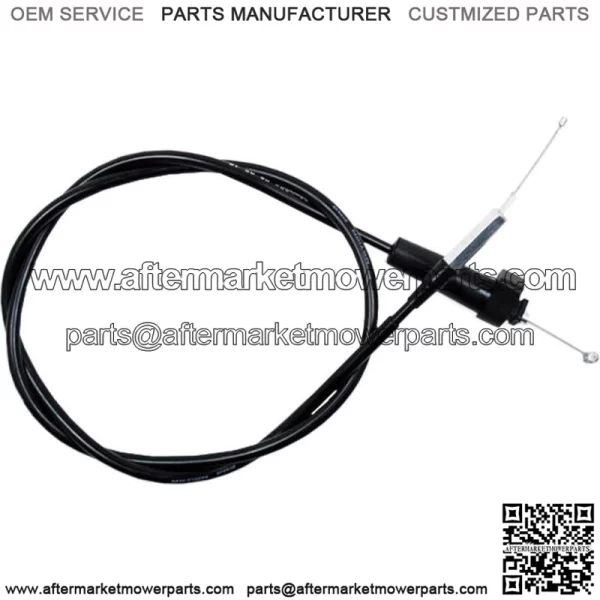 Black Vinyl Throttle Cable For Suzuki Lt-Z400 QuadSport Z 2003-2008 (For: Suzuki)
