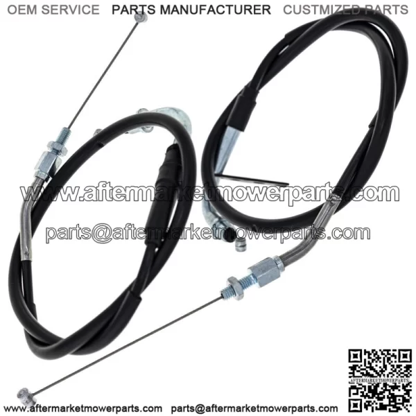 Push Pull Throttle Cable Set for Suzuki GSXR600 GSXR750 58300-14J11 (For: Suzuki) - Image 2