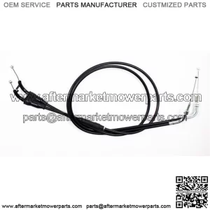 Black Vinyl Throttle Push-Pull Cable for 2001-2007 Suzuki DRZ250 (For: Suzuki)