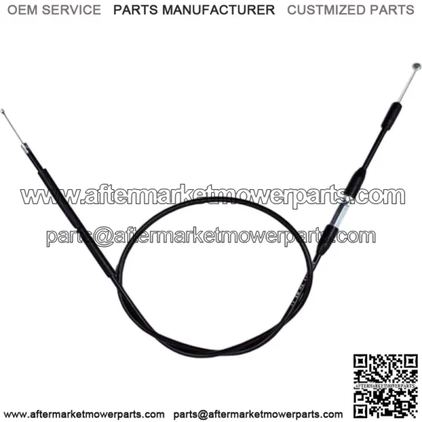Black Vinyl Hot Start Cable 02-0417 (For: Suzuki)