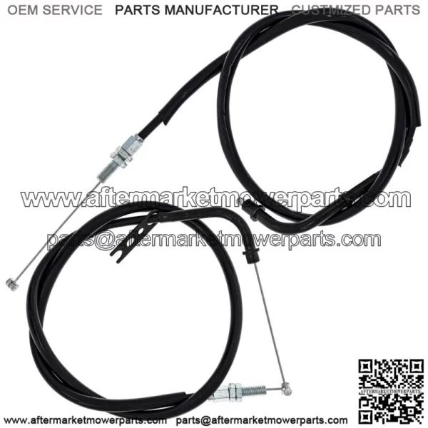 Push Pull Throttle Cable Set Yamaha GSXR600 GSXR750 58300-01H10 (For: Suzuki)