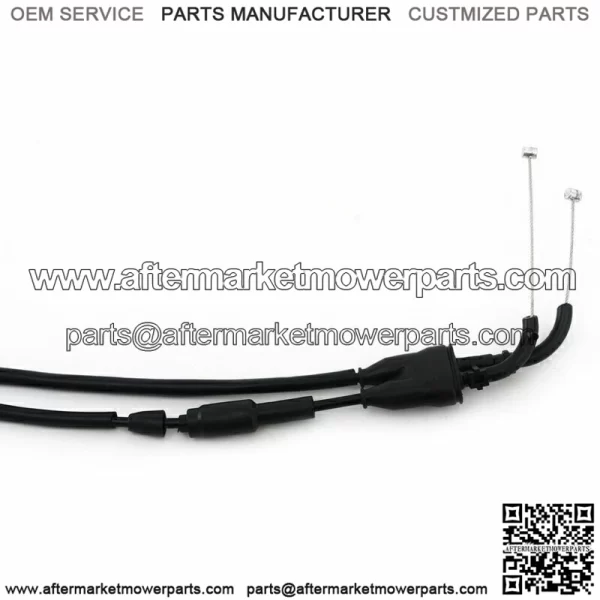 For Suzuki RMZ450 Pull & Push Throttle Cables Stainless Steel+PVC RM-Z450 08-17 (For: Suzuki) - Image 2