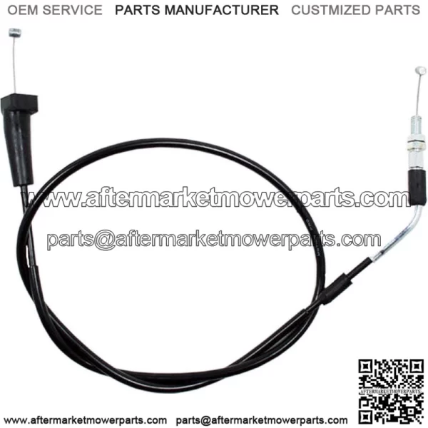 Black Vinyl Throttle Cable For Suzuki Lt-R450 Quadracer 2006-2008 (For: Suzuki)
