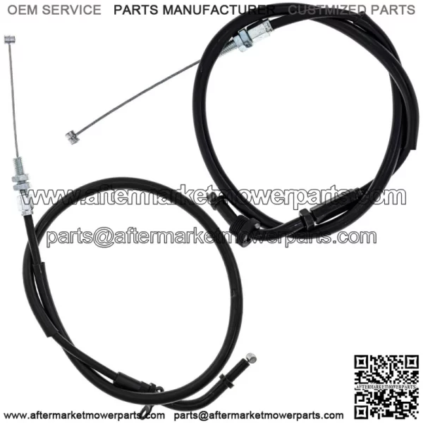 Push Pull Throttle Cable Set Kawasaki GSXR1000 GSXR600 GSXR750 (For: Suzuki)