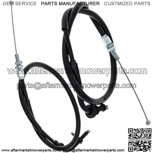 Push Pull Throttle Cable Set Kawasaki GSXR1000 GSXR600 GSXR750 (For: Suzuki) - Image 2