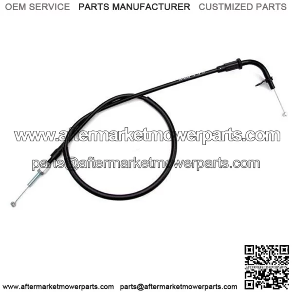 Black Vinyl Throttle Cable for Suzuki GSXR 1100 1986-1988 (For: Suzuki)