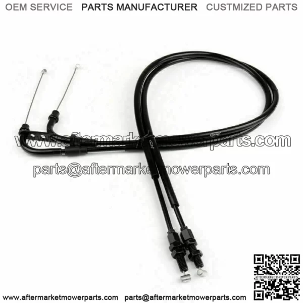 Throttle Cable Push/Pull Wire Line Gas For Suzuki GSXR GSX-R 600 06-09 Black (For: Suzuki) - Image 2