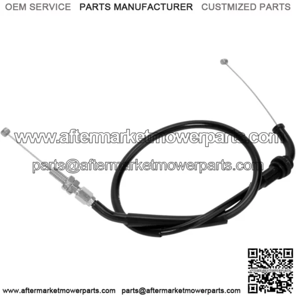 Black Vinyl Throttle Push Cable 04-0231 (For: Suzuki) - Image 2