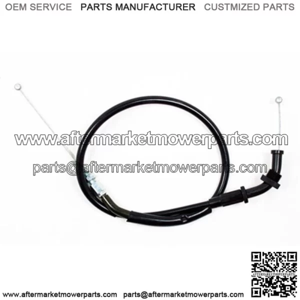 Black Vinyl Throttle Push Cable 04-0231 (For: Suzuki) - Image 3