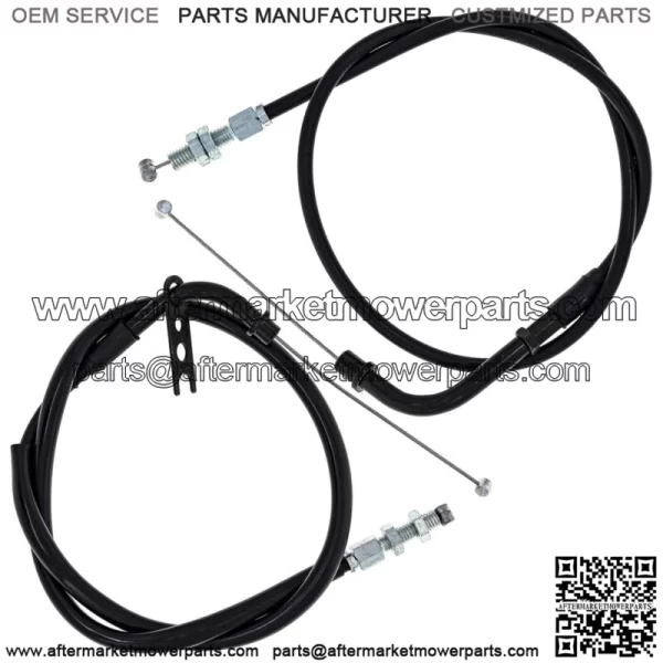 Push Pull Throttle Cable Set Suzuki GSXR1000 58300-41G10 58300-41G00 (For: Suzuki)