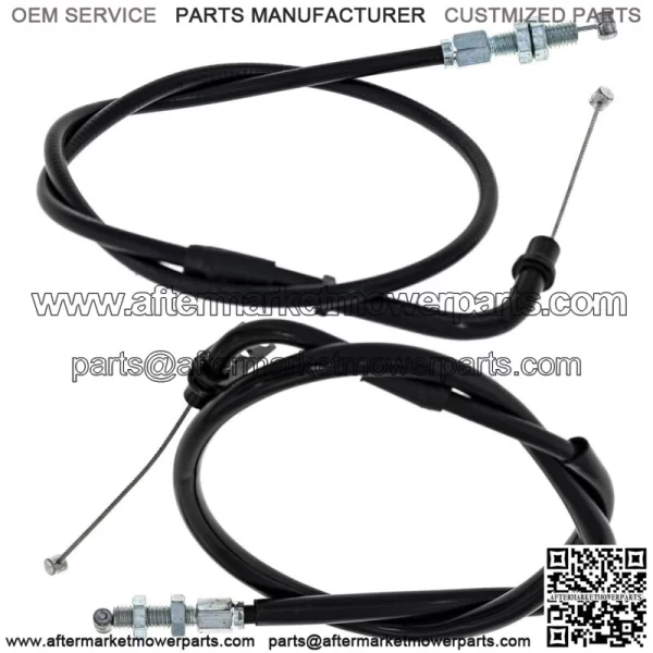 Push Pull Throttle Cable Set Suzuki GSXR1000 58300-41G10 58300-41G00 (For: Suzuki) - Image 2