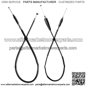 Throttle cable + Clutch Cable for Suzuki RM60 2003 Brand New Vinyl (For: Suzuki)