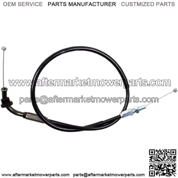Black Vinyl Throttle Push Cable 04-0219 (For: Suzuki)