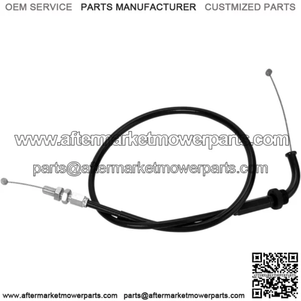 Black Vinyl Throttle Push Cable 04-0219 (For: Suzuki) - Image 2
