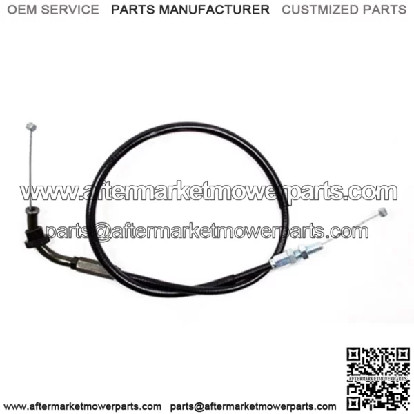 Black Vinyl Throttle Push Cable 04-0219 (For: Suzuki) - Image 3