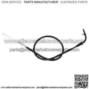 BLACK VINYL THROTTLE CABLE-PULL-SUZUKI _04-0204 (For: Suzuki)
