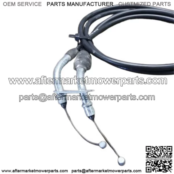 2009 09 08-09 Suzuki GSXR 600 GSX-R600 Throttle Cables Lines Pair Set - Image 2