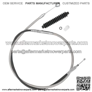 Stainless Braided +8" Clutch Cable 2006-2017 Harley-Davidson Dyna Wide Glide (For: Harley-Davidson)