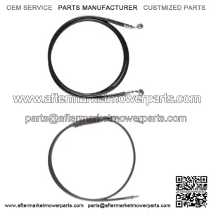 Black +4" Cable & Brake Line Bsc Kit 2018 & Up Harley-Davidson Softail No ABS (For: Harley-Davidson)