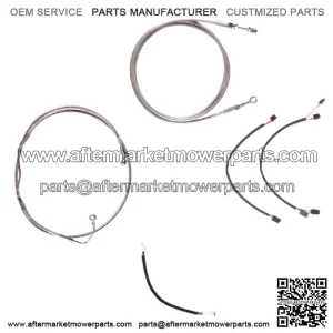 Stainless Clutch & Brake Line Cmpt Kit 16" Apes 2017 & Up Harley Road King w/ABS (For: Harley-Davidson)