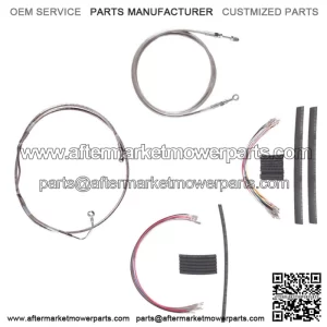 Stainless Clutch Brake Line Cmpt Kit 14" Apes 2008-2013 Harley Touring CVO ABS (For: Harley-Davidson)