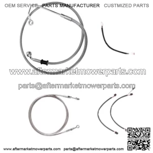 Stainless Complete Line Kit 20" Apes 2016-2017 Harley Softail Breakout CVO w/ABS (For: Harley-Davidson)