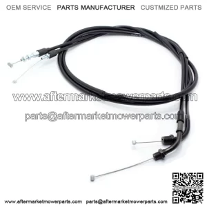 Pull & Push Throttle Cable For Honda Shadow ACE Aero Sabre Spirit 1100 VT1100 (For: Honda)