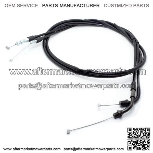 Pull & Push Throttle Cable For Honda Shadow ACE Aero Sabre Spirit 1100 VT1100 (For: Honda)