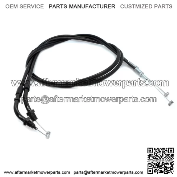 Throttle Cable Push & Pull for Honda Super Hawk 1000 VTR1000F 1998-2005 (For: Honda)