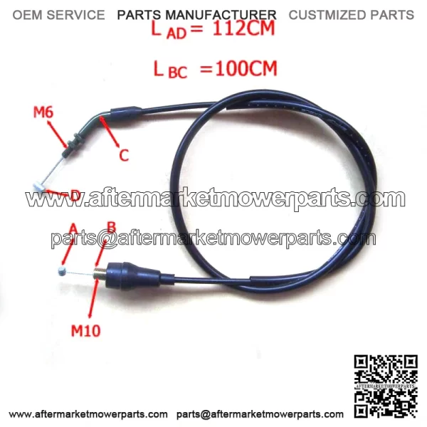 Orignal Throttle Cable 9CR6-105000 CFMOTO Cforce 400AU-2016 500EPS 600EPS ATV