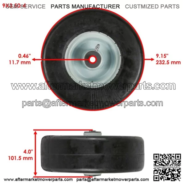 Zero-Flat Wheel for John Deere 4310 4410 4510 4610 2210 4010 4110 4115 4210 - Image 2