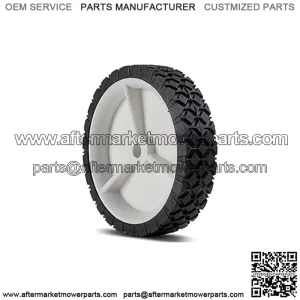 Lawn Mower Universal Wheel 6" x 1.50" Tread Diamond Hub Offset 1 3/8" Bore Size 1/2" Material Plastic Replaces AYP 583783601 STD333760 Mowers