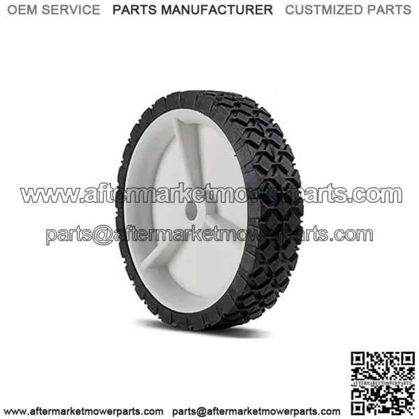 Lawn Mower Universal Wheel 6" x 1.50" Tread Diamond Hub Offset 1 3/8" Bore Size 1/2" Material Plastic Replaces AYP 583783601 STD333760 Mowers