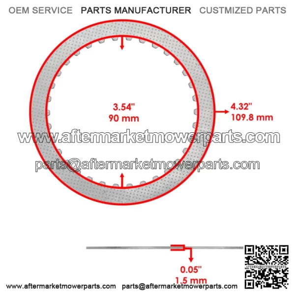 Clutch Friction Plates w/ Springs Gasket Kit for Honda Grom 125 MSX125 2014-2020 - Image 3
